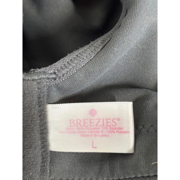 Breezies Womens Wireless Unlined Bra Charcoal Gray Full Coverage Size L - Picture 3 of 3